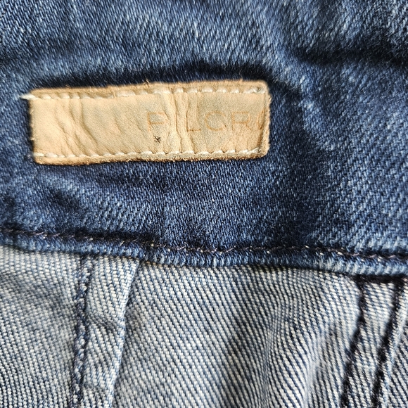 Anthropologie Blue Wide Leg Jeans - Picture 9 of 13